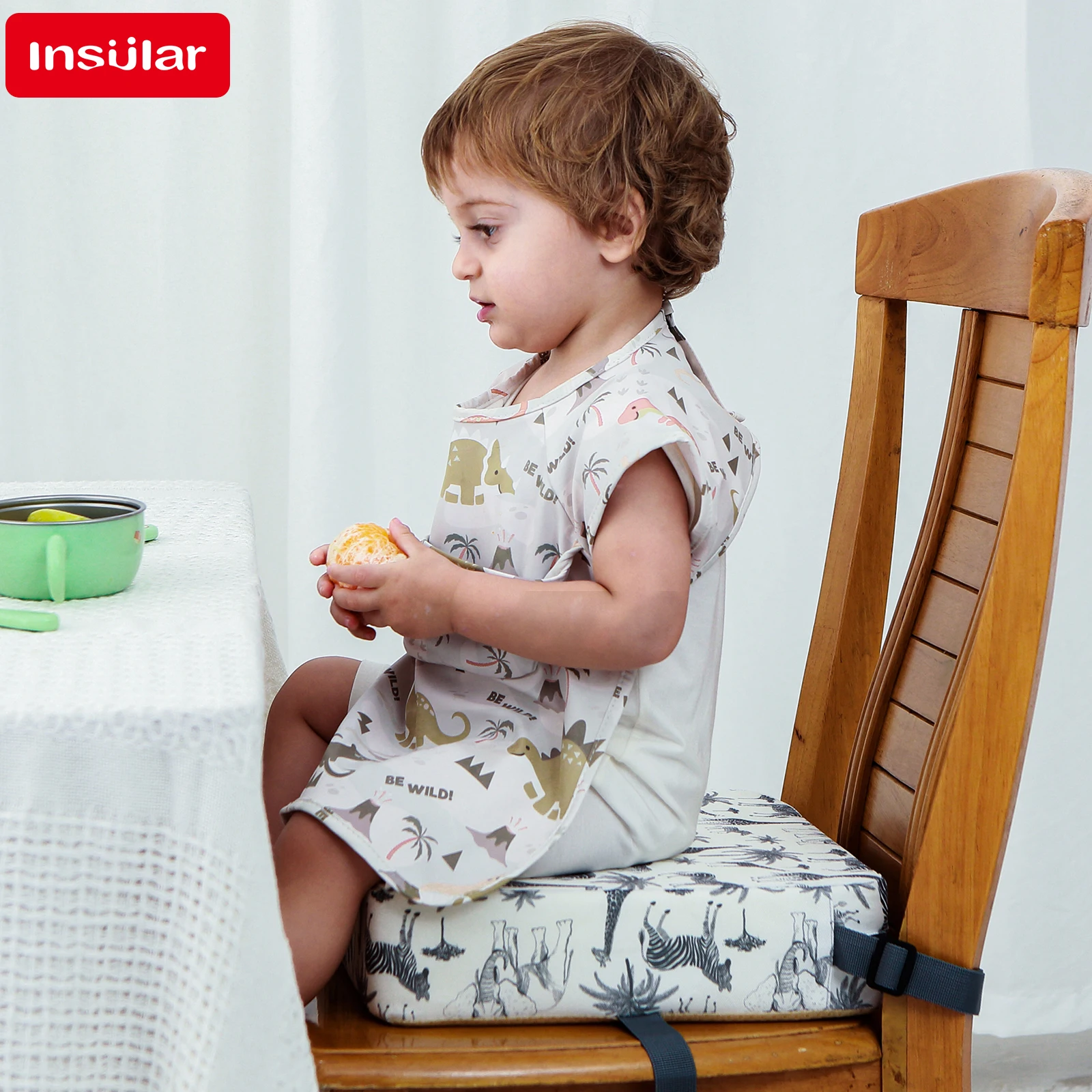 Baby High Chair Booster - Children Increased Chair Pad Adjustable Baby
