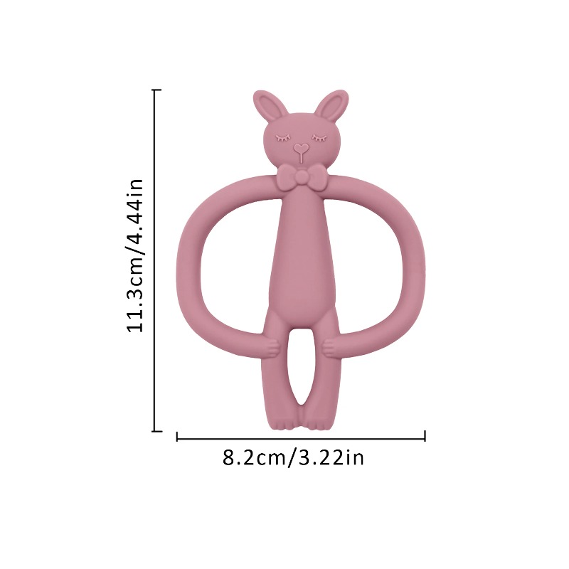 Color Kids 1PC Silicone Teethe – обзор и цена Baby Products Rabbit