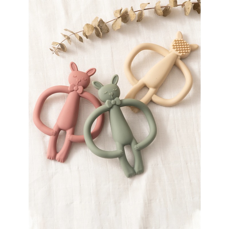 Color Kids 1PC Silicone Teethe – обзор и цена Baby Products Rabbit