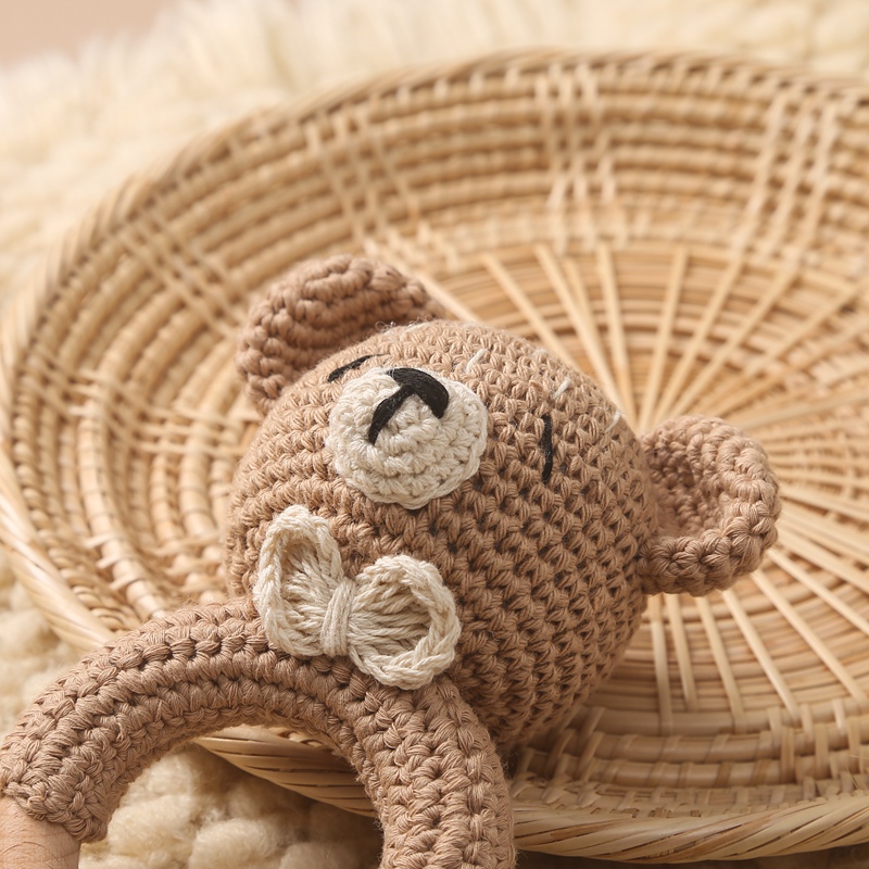 1Pc Baby Wooden Rattle Toys Wo – обзор и цена Baby Products Rabbit
