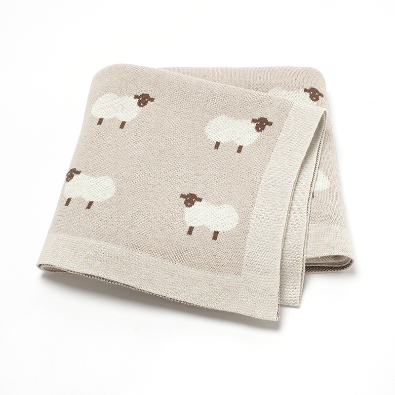 Cute Sheep Print Muslin Newbor – обзор и цена Baby Products Organic