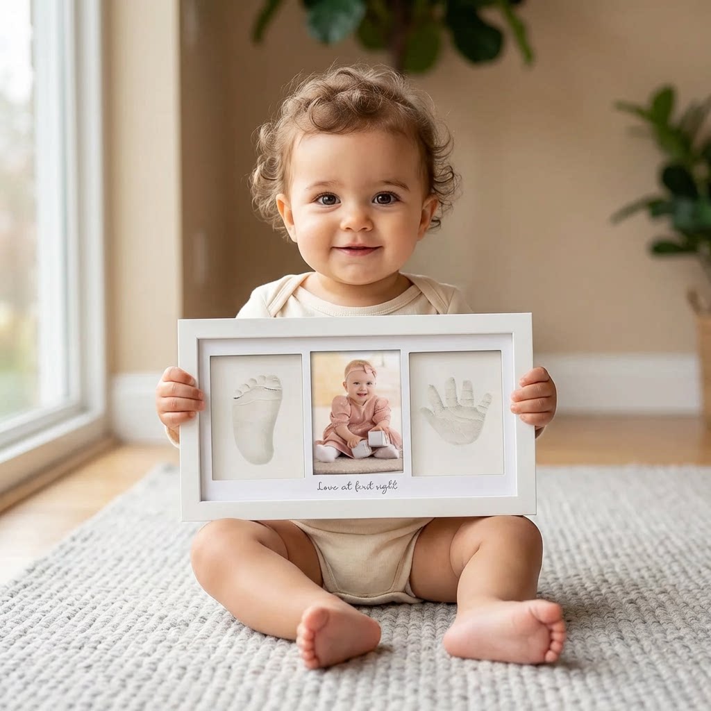 Baby Handprint Footprint Clay  – обзор и цена Baby Products Organic