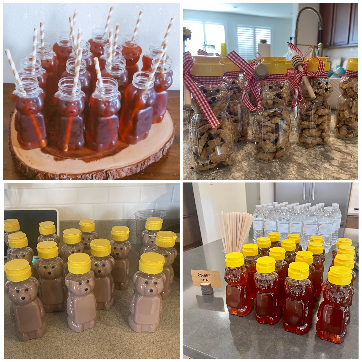 12-36pcs Plastic Bear Honey Ja – обзор и цена Baby Products Distributor