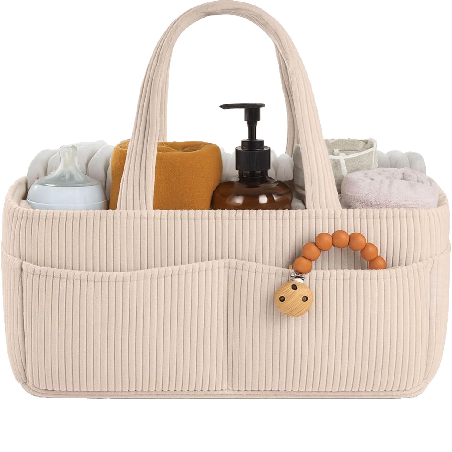 New Corduroy Diaper Caddy Orga – обзор и цена Baby Products Basket
