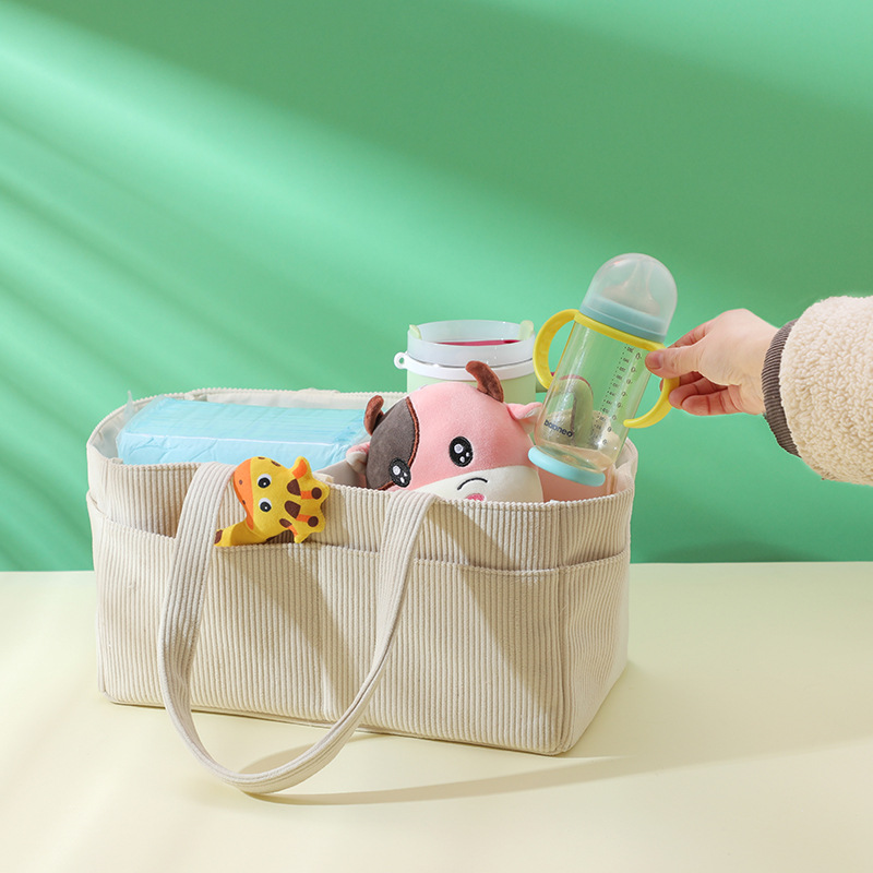 New Corduroy Diaper Caddy Orga – обзор и цена Baby Products Basket