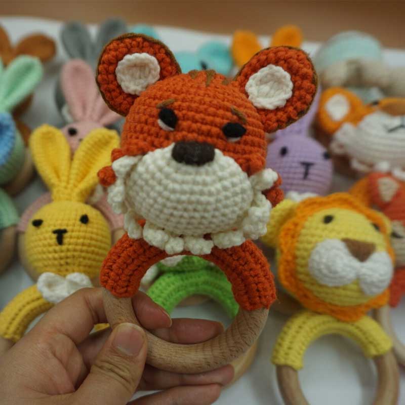 1PC Rabbit Tiger Lion Crochet  – обзор и цена Baby Products Rabbit
