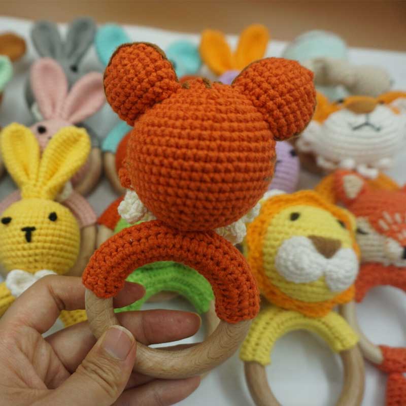 1PC Rabbit Tiger Lion Crochet  – обзор и цена Baby Products Rabbit