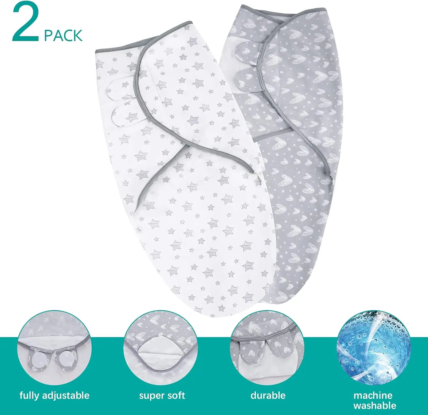 Organic Cotton Baby Swaddles f – обзор и цена Baby Products Organic